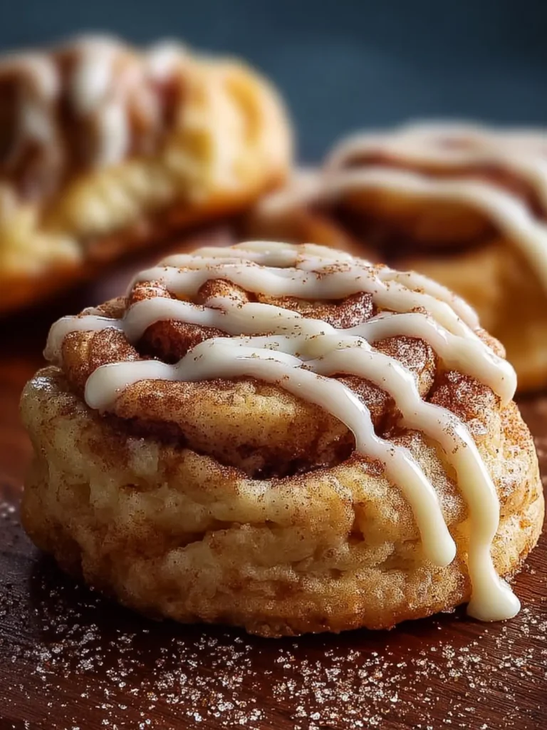 Cinnamon Roll Cheesecake Cookies First Image