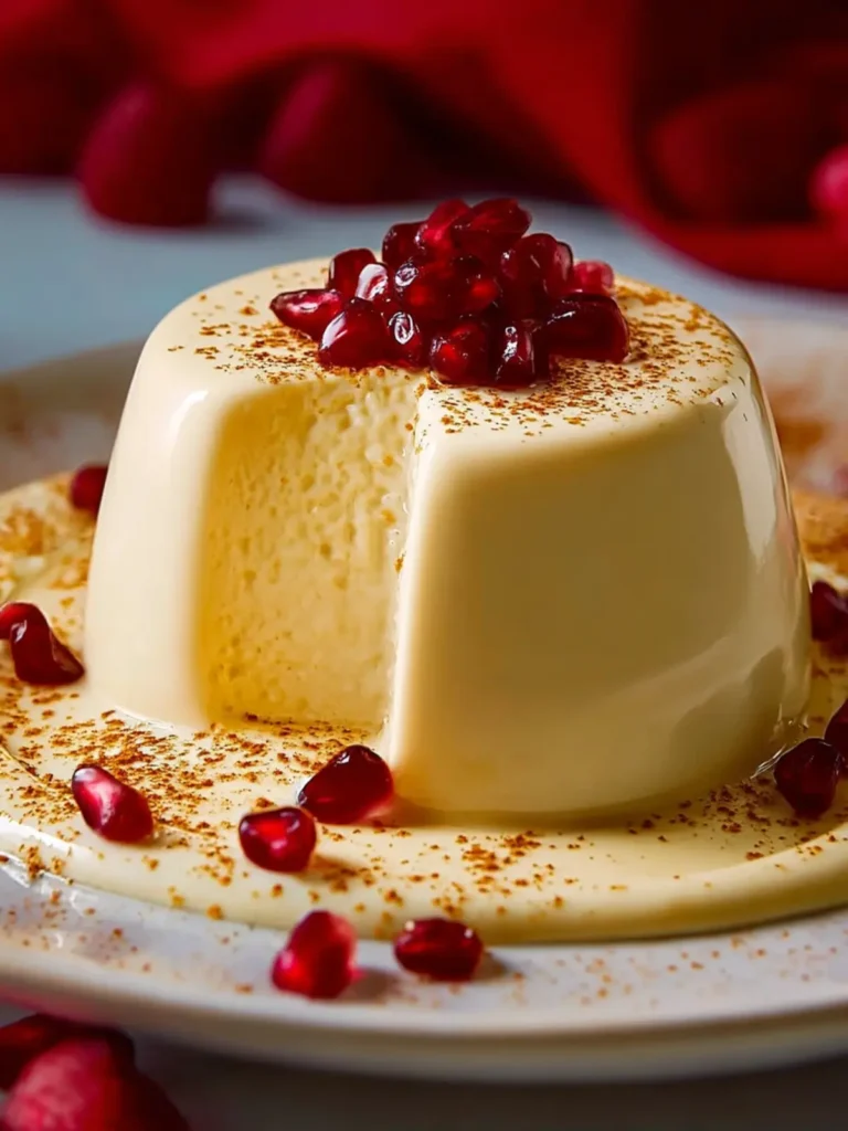 Creamy Eggnog Panna Cotta First Image