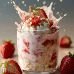 Strawberry Cheesecake Overnight Oats First Image
