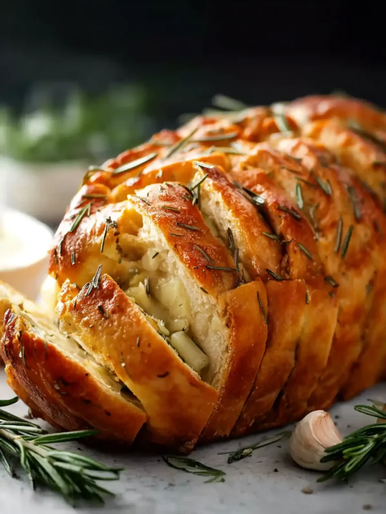 Rosemary Garlic Pull Apart Bread First Image