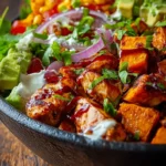 Easy BBQ Chicken Sweet Potato Bowl (The Best Meal Prep) First Image
