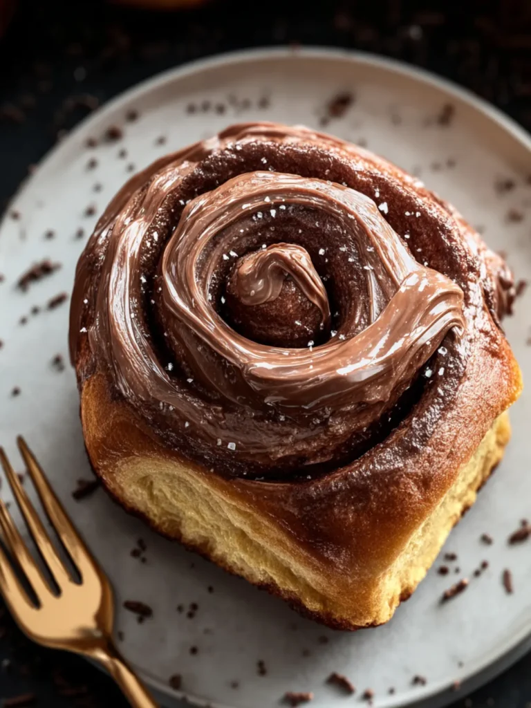 Chocolate Cinnamon Rolls First Image