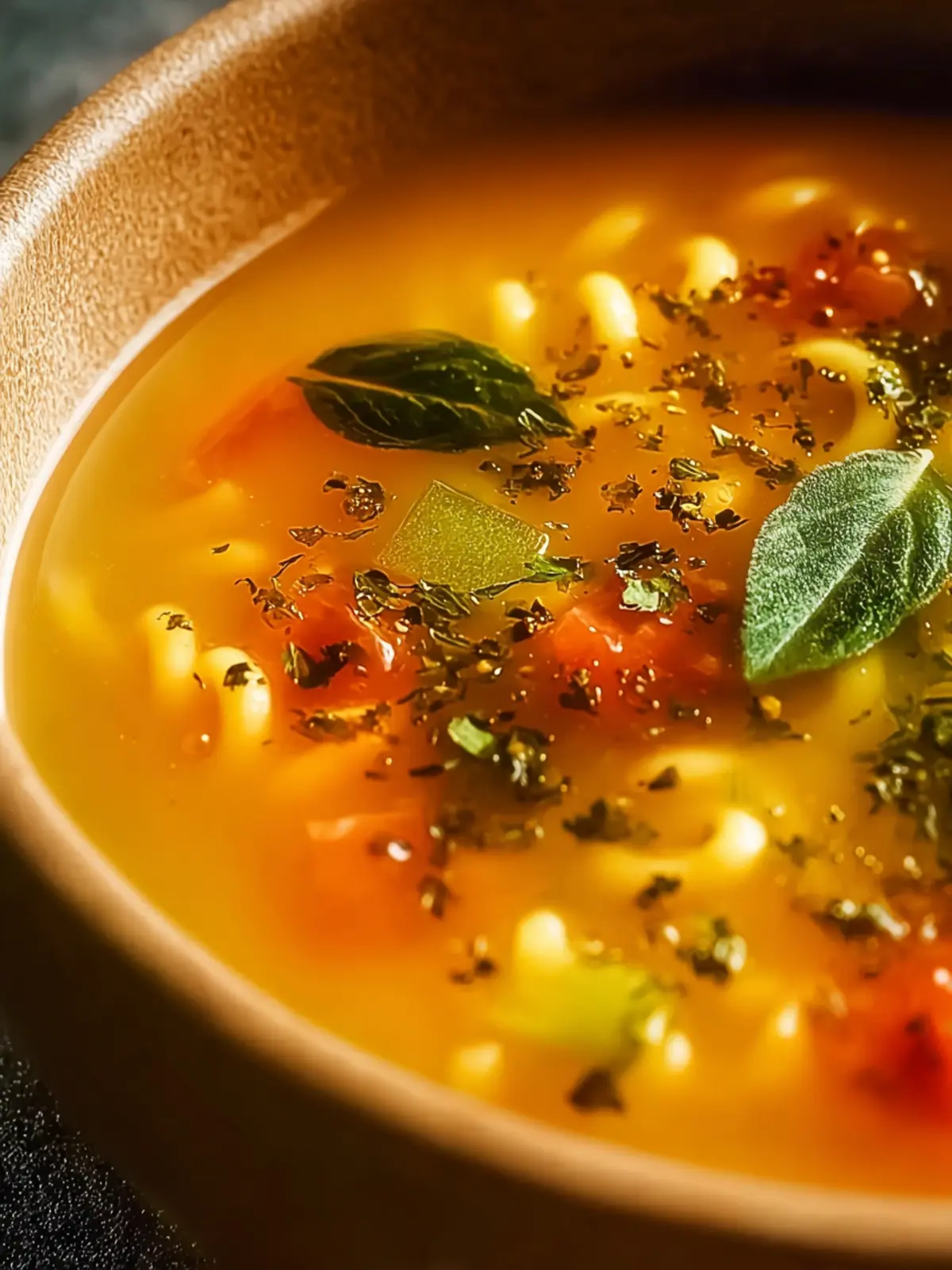 Vegan Italian Penicillin Soup First Image