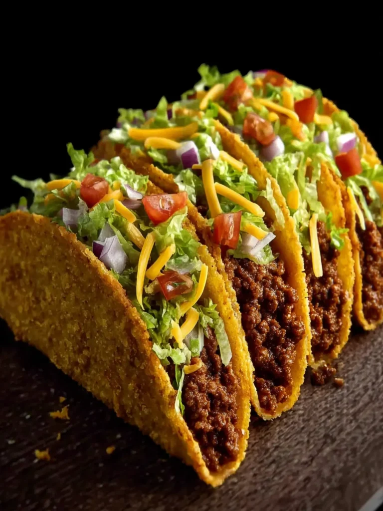 Crispy Ground Beef Tacos First Image