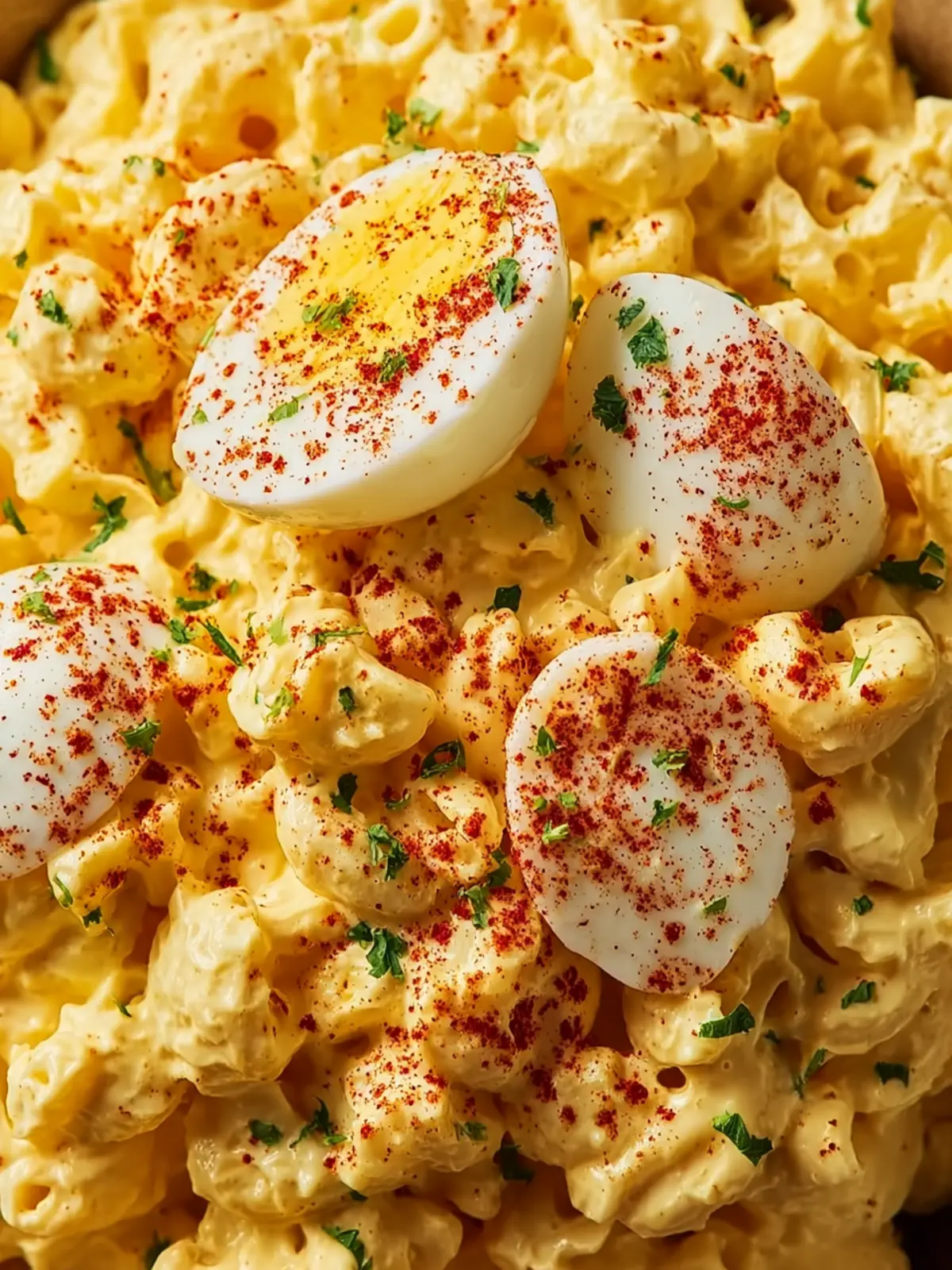 Creamy Deviled Egg Macaroni Salad First Image
