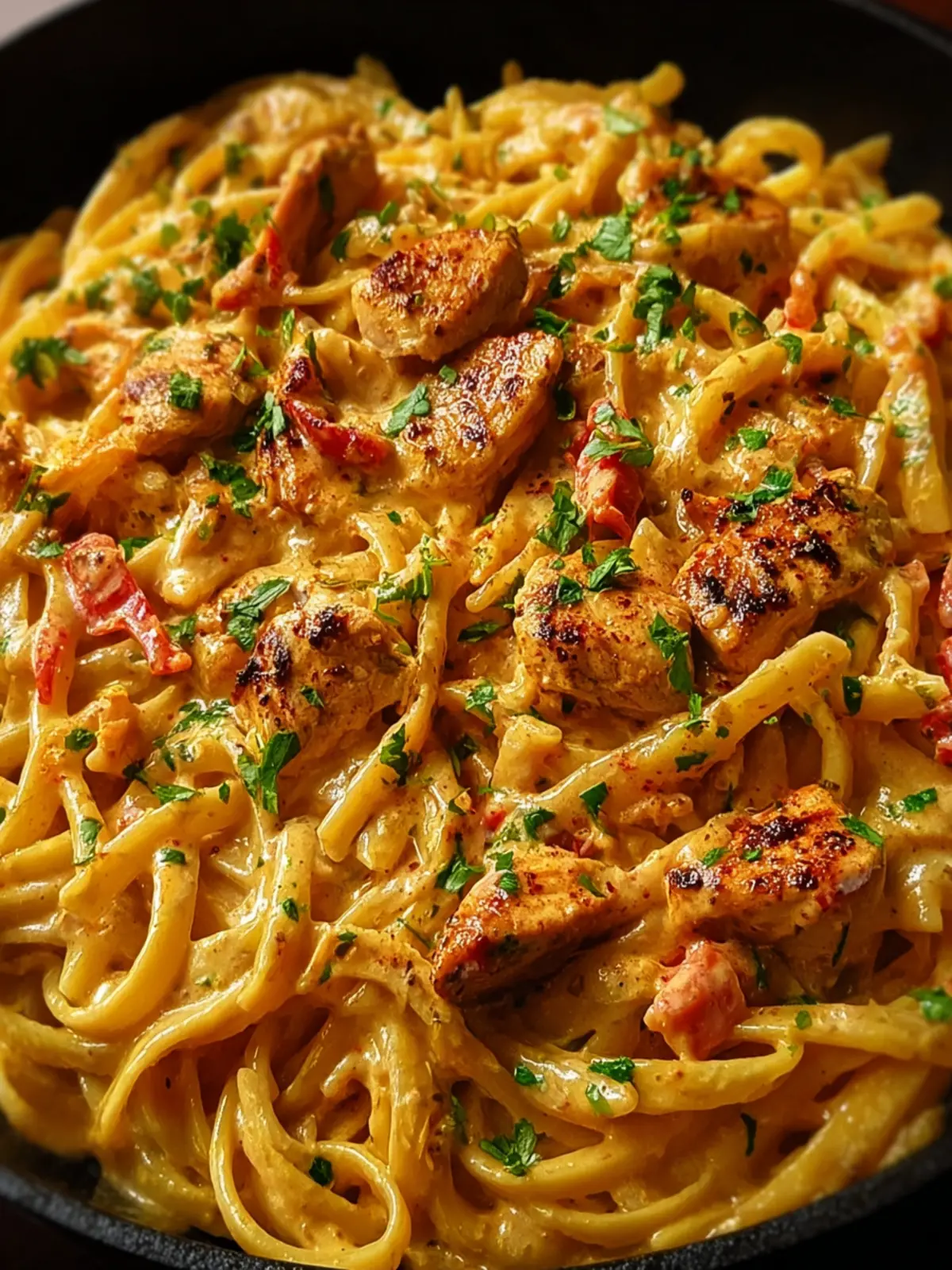 Easy Creamy Cajun Chicken Pasta First Image