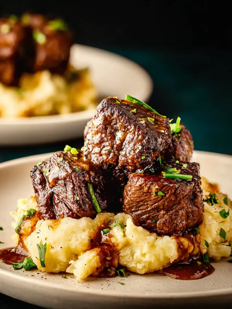 Steak Bites with Smashed Potatoes First Image