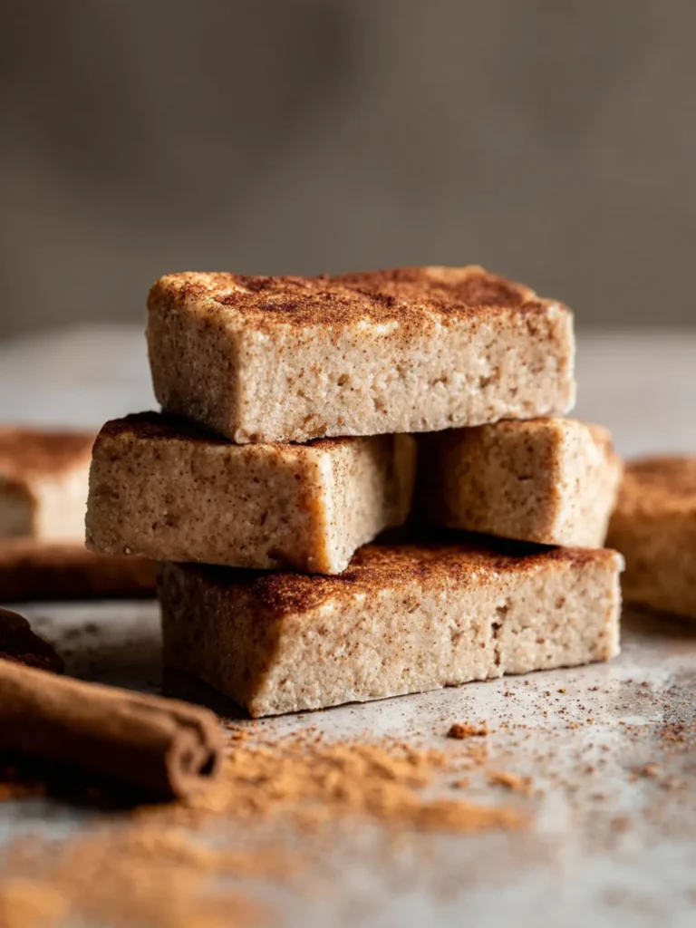 Healthy Snickerdoodle Protein Bars First Image