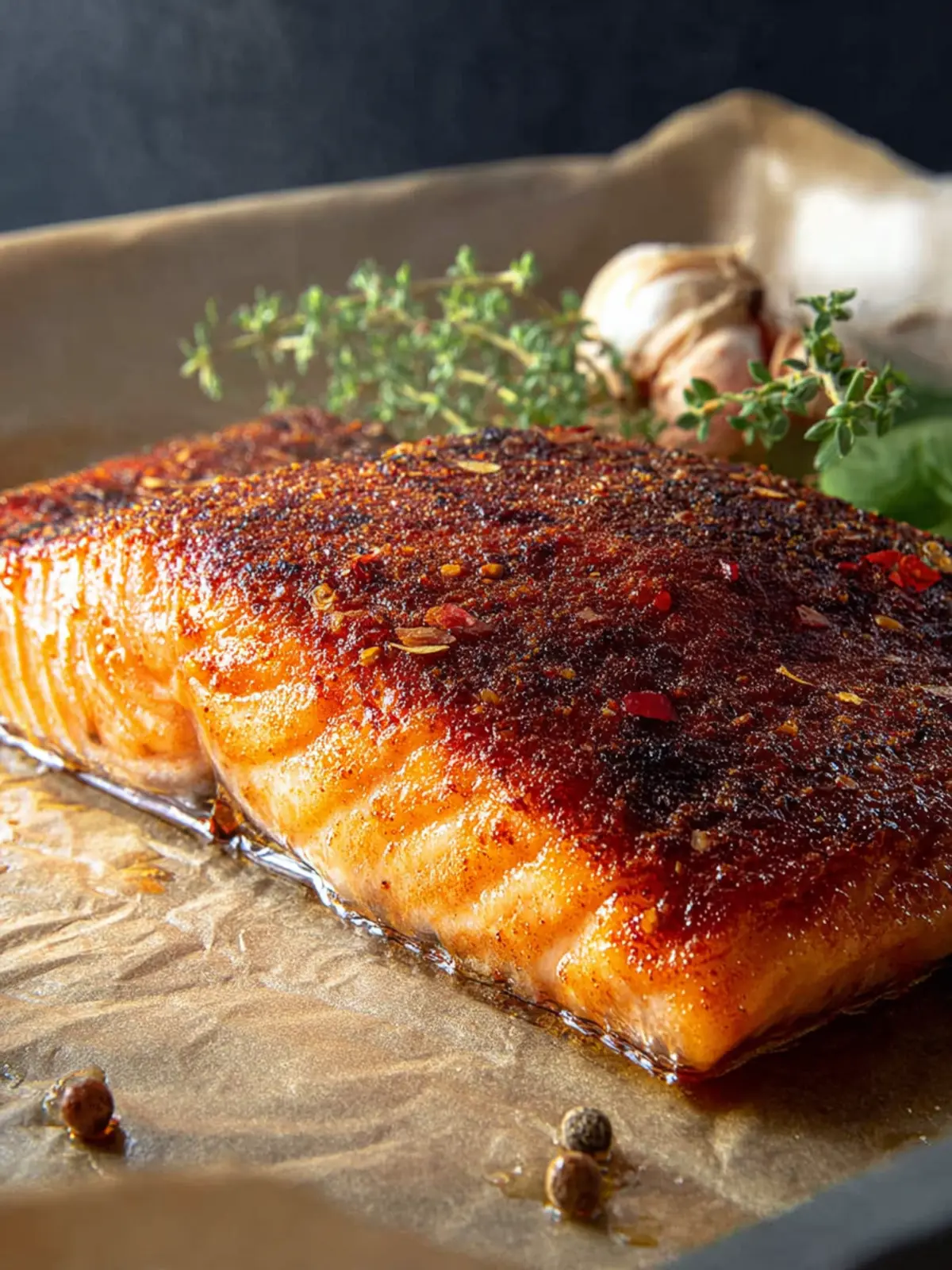 Smoked Paprika Salmon First Image