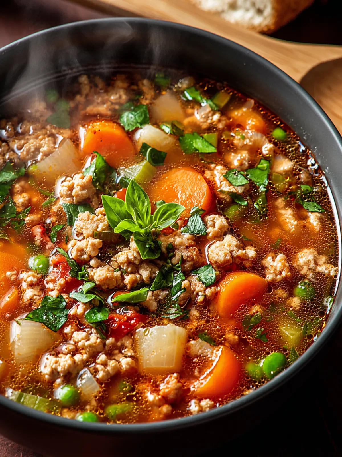 Ground Turkey Soup Recipe First Image
