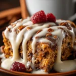 Cinnamon Roll Baked Oatmeal First Image