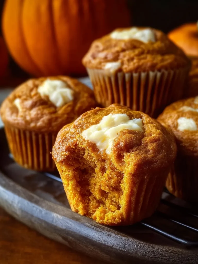 Pumpkin Cream Cheese Muffins First Image