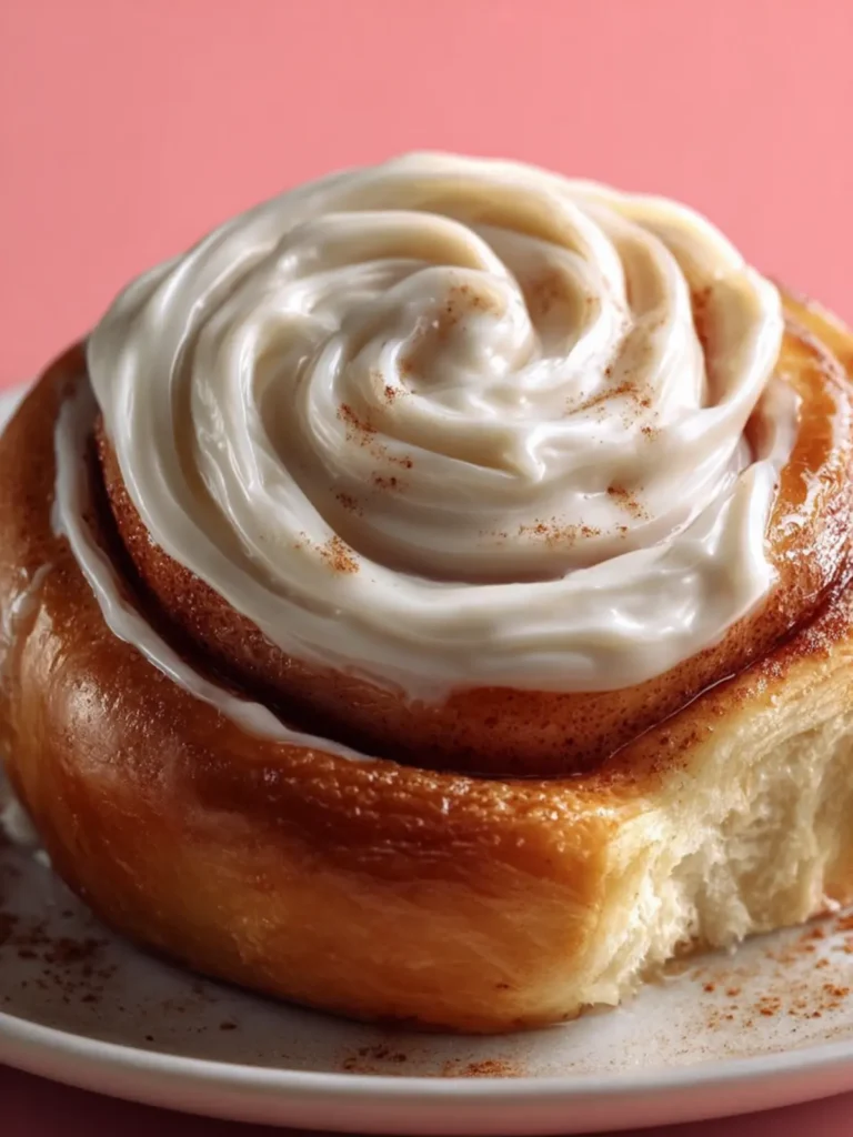 Cinnamon Roll Frosting Cream Cheese First Image