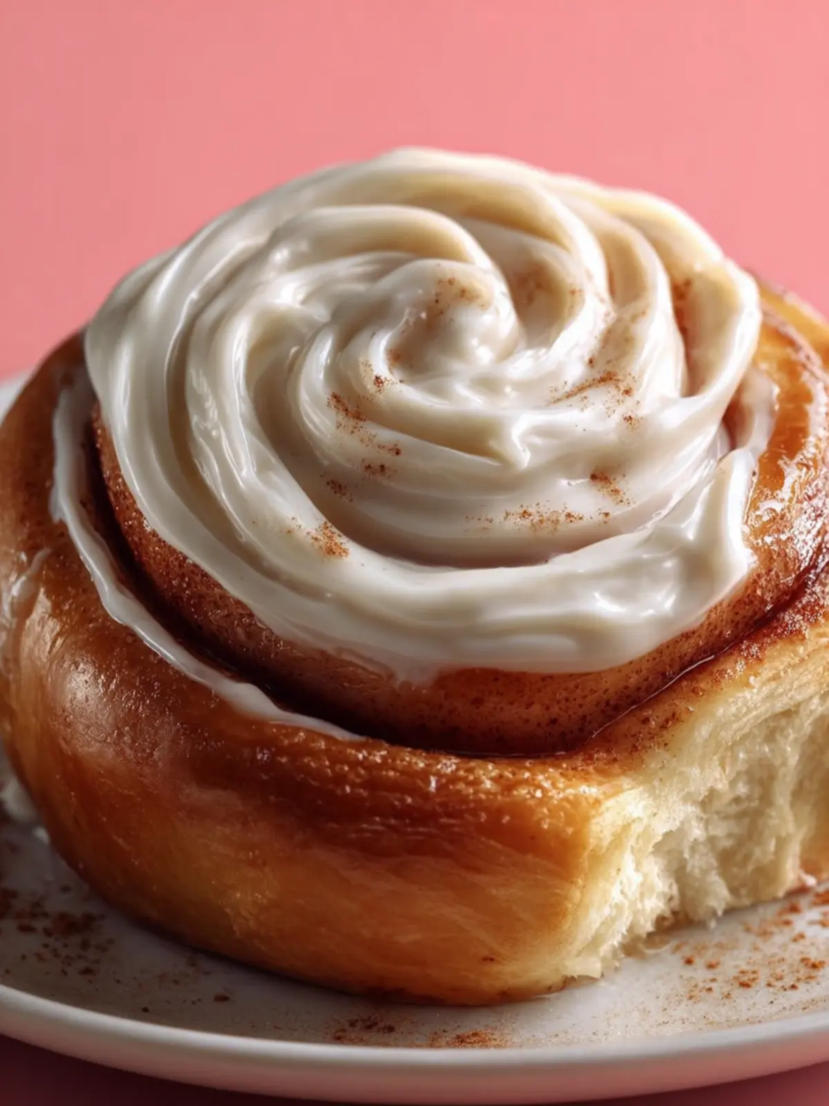 Cinnamon Roll Frosting Cream Cheese First Image