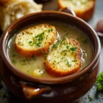 Delicious Country French Garlic Soup First Image