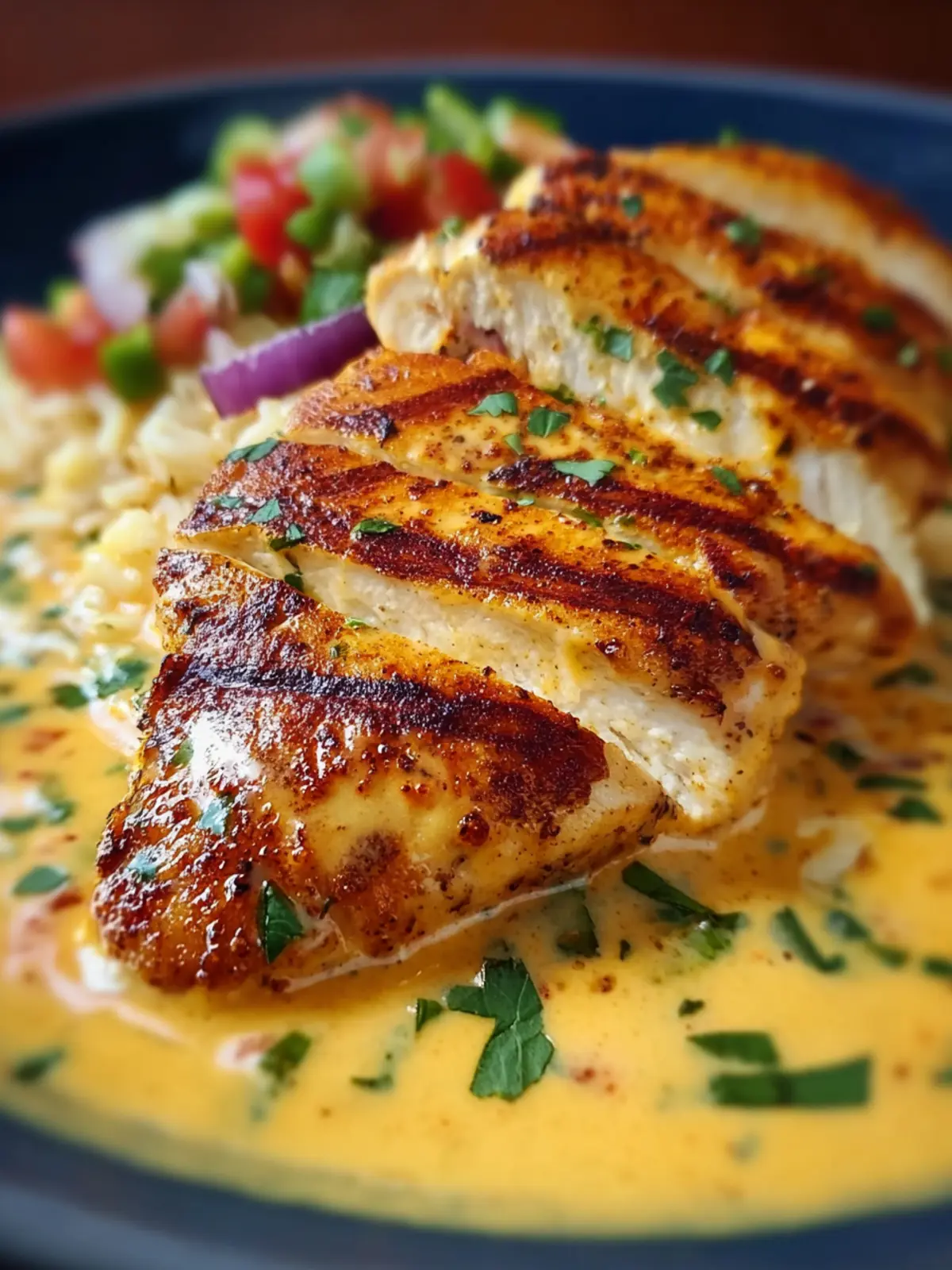 Mexican Chicken with Cheese Sauce First Image