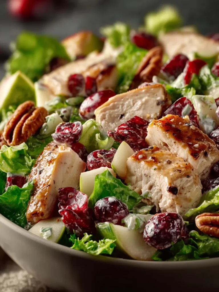 Apple Cranberry Chicken Salad First Image