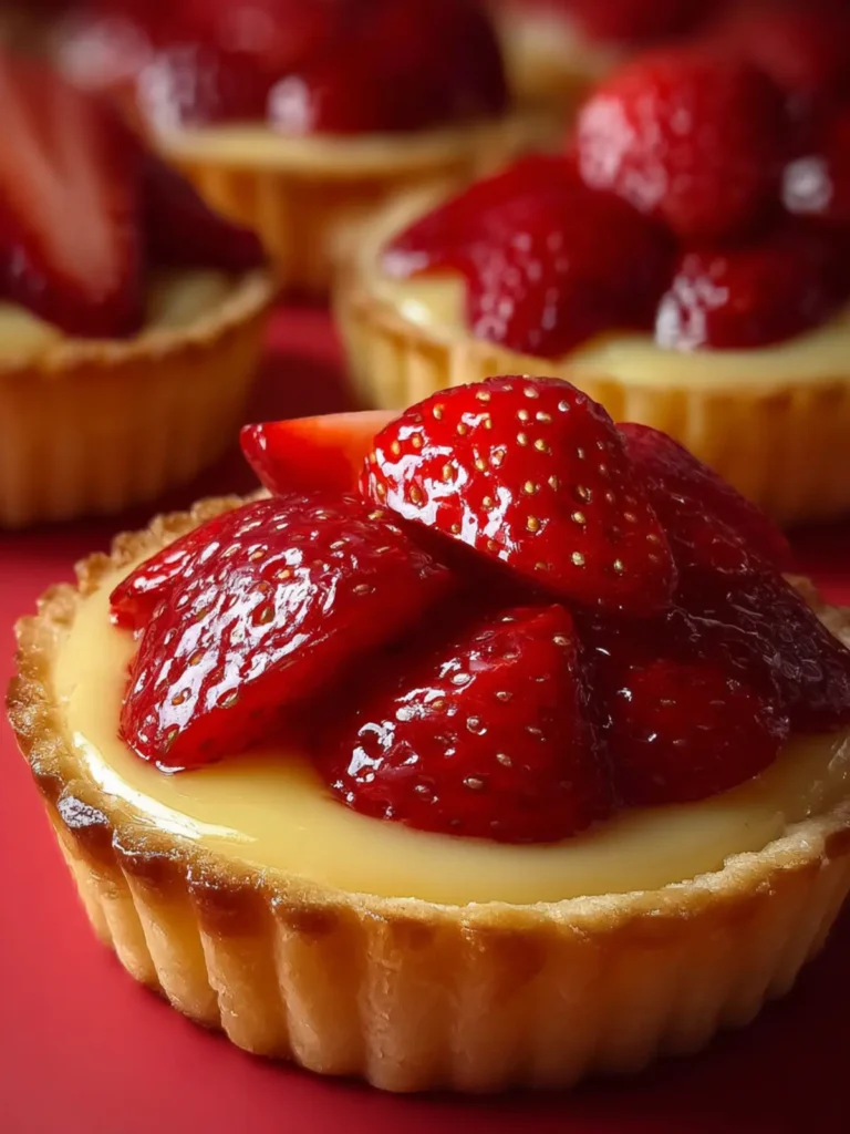 Strawberry Custard Tarts First Image