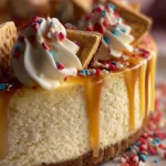 White Chocolate Reese’s Dream Cheesecake First Image