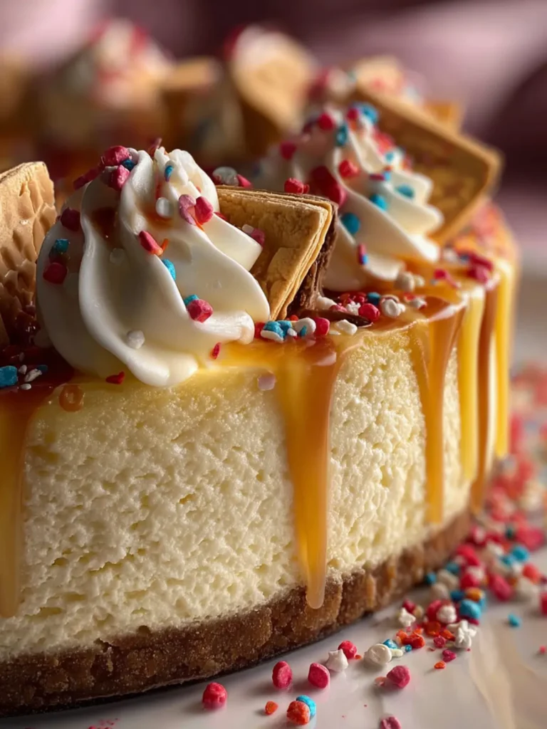 White Chocolate Reese’s Dream Cheesecake First Image