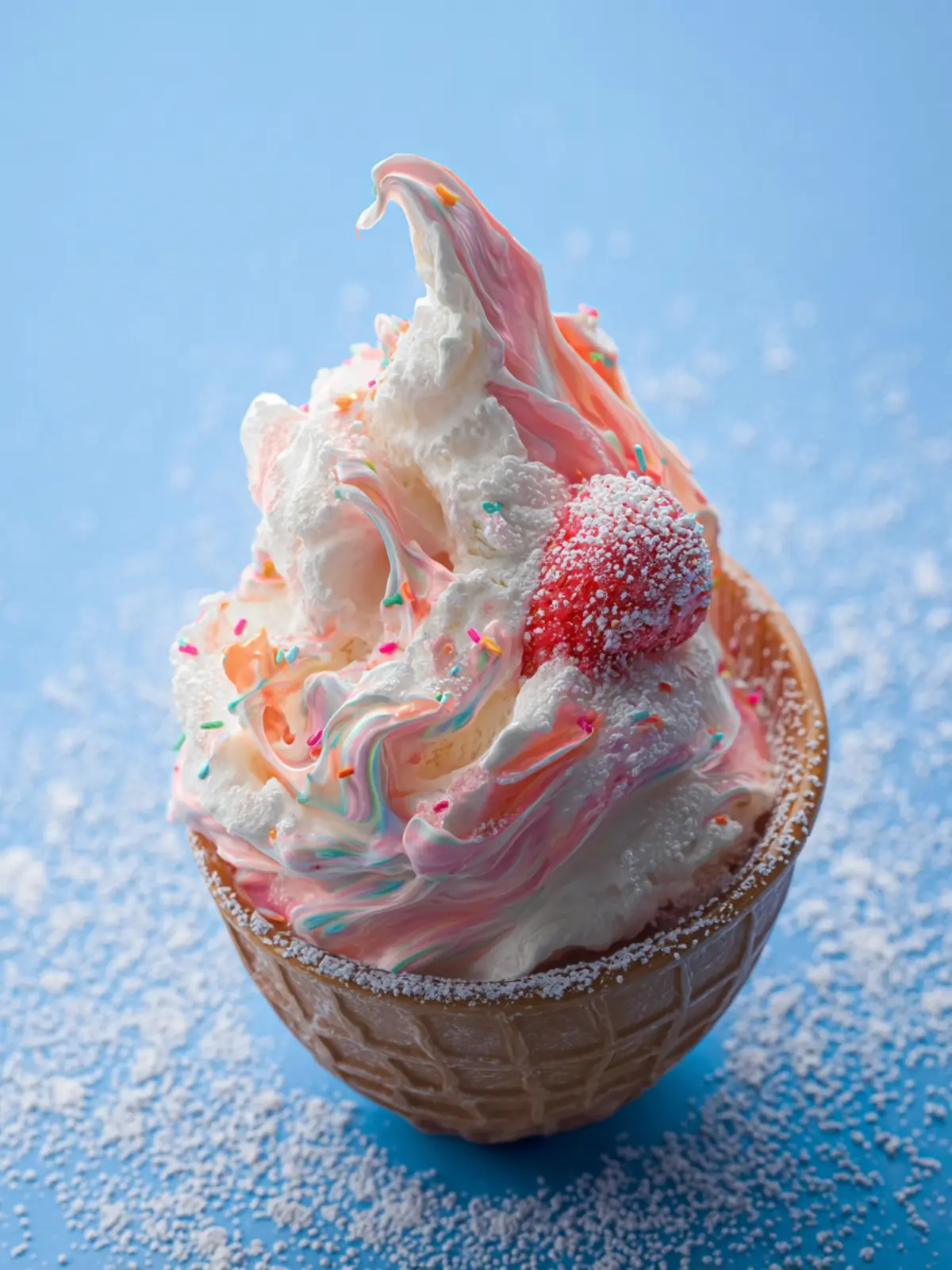 Viral Snow Ice Cream First Image