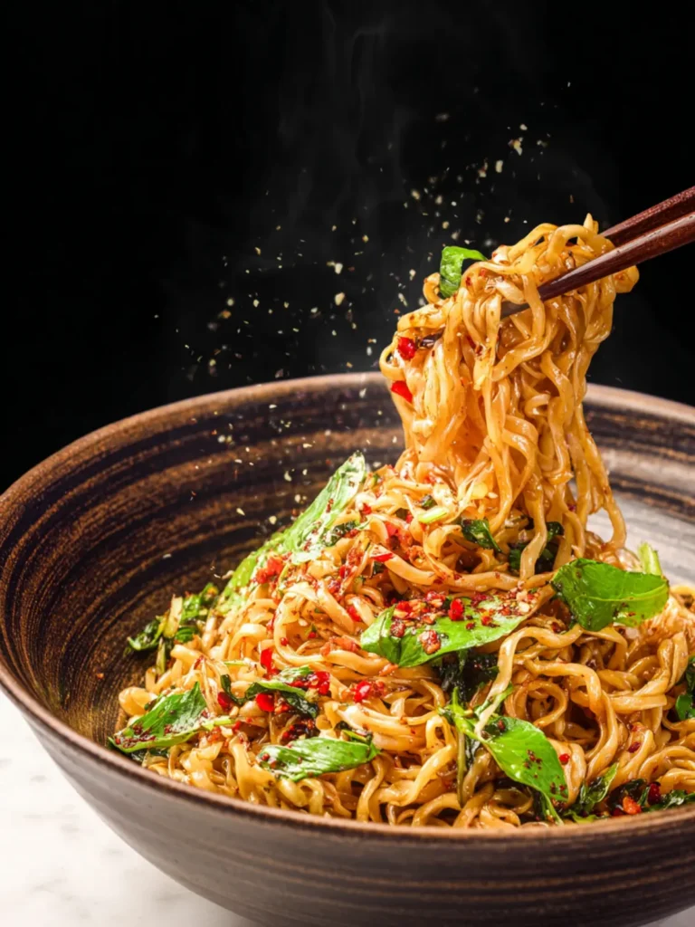 Garlic Chili Oil Noodles First Image