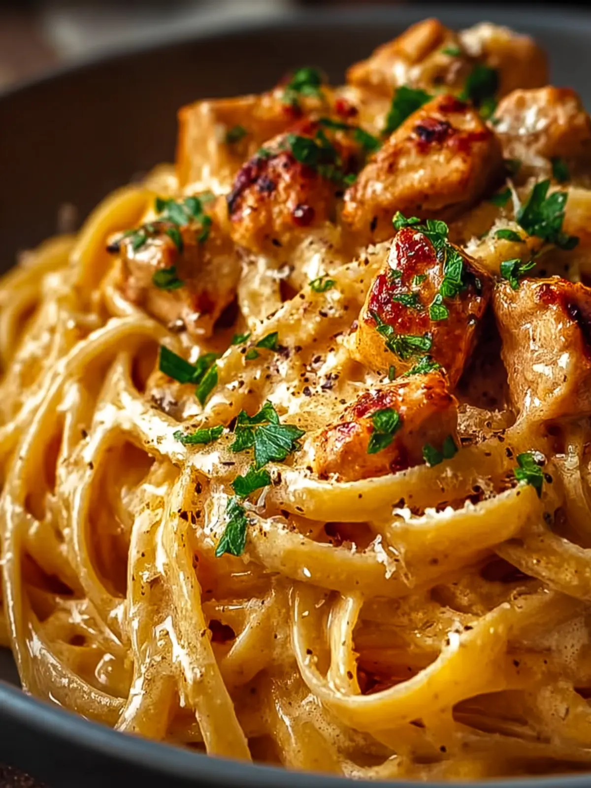 Cowboy Butter Chicken Linguine First Image