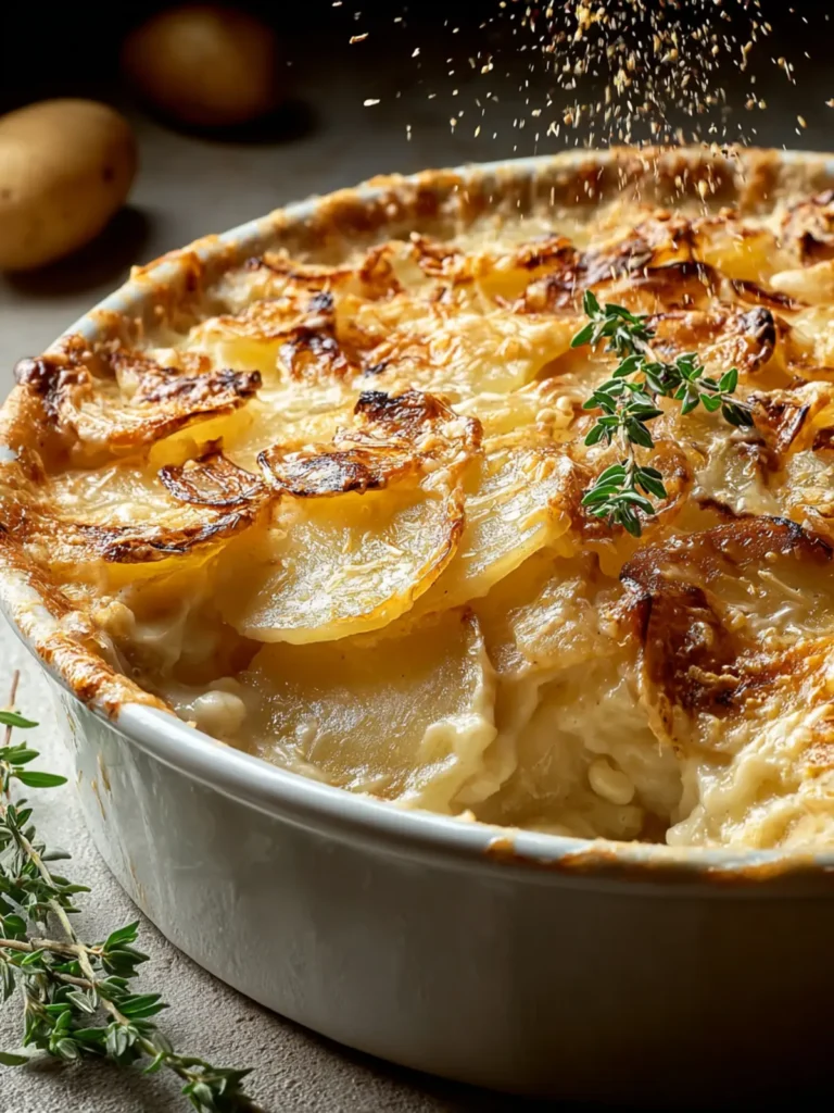 Indulgent French Onion Scalloped Potatoes Recipe First Image