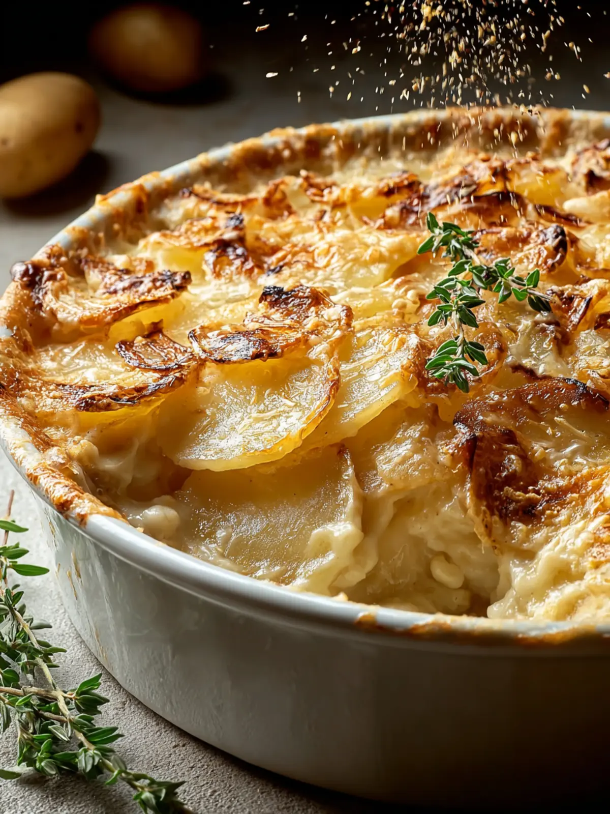 Indulgent French Onion Scalloped Potatoes Recipe First Image