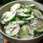 Dill Yogurt Cucumber Salad First Image