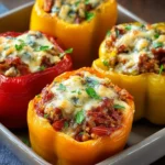 Savory Stuffed Bell Peppers First Image