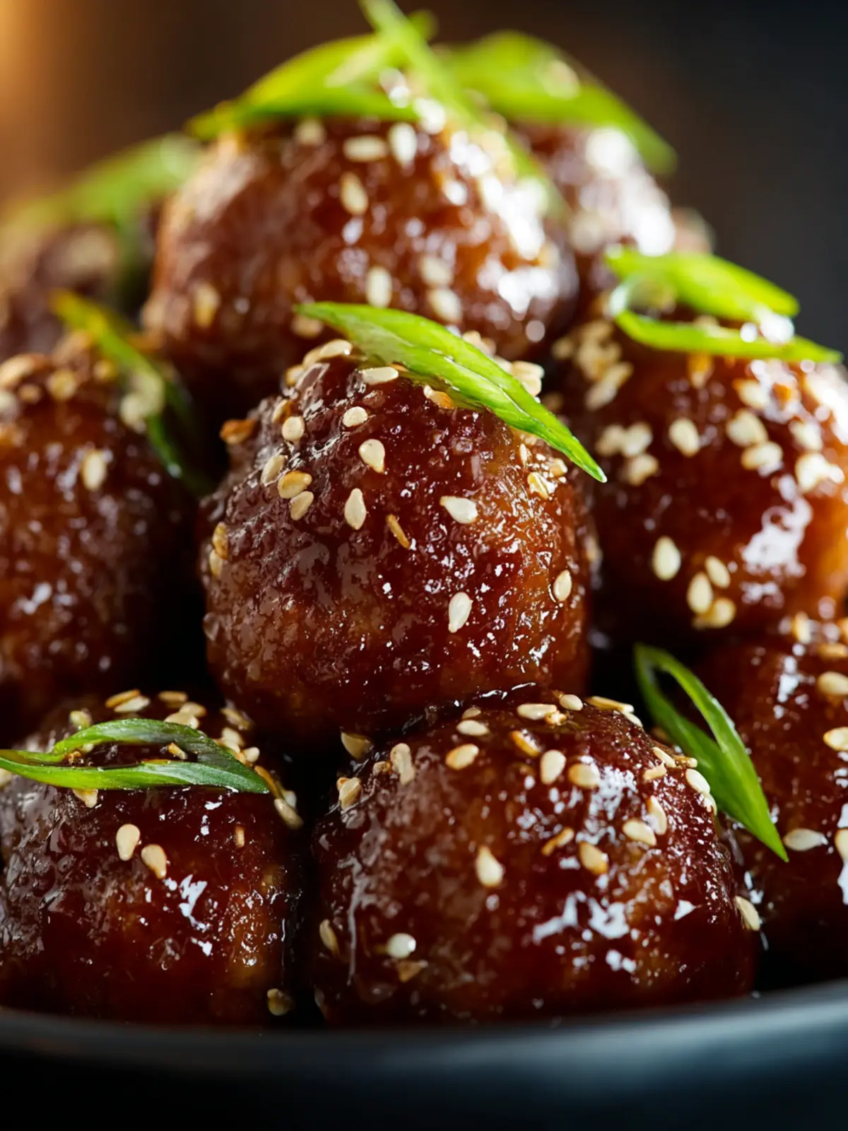 Crockpot Honey Garlic Meatballs First Image