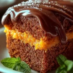 Brazilian Carrot Cake with Chocolate Glaze First Image