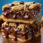 Gooey Chocolate Chip Cookie Bars First Image