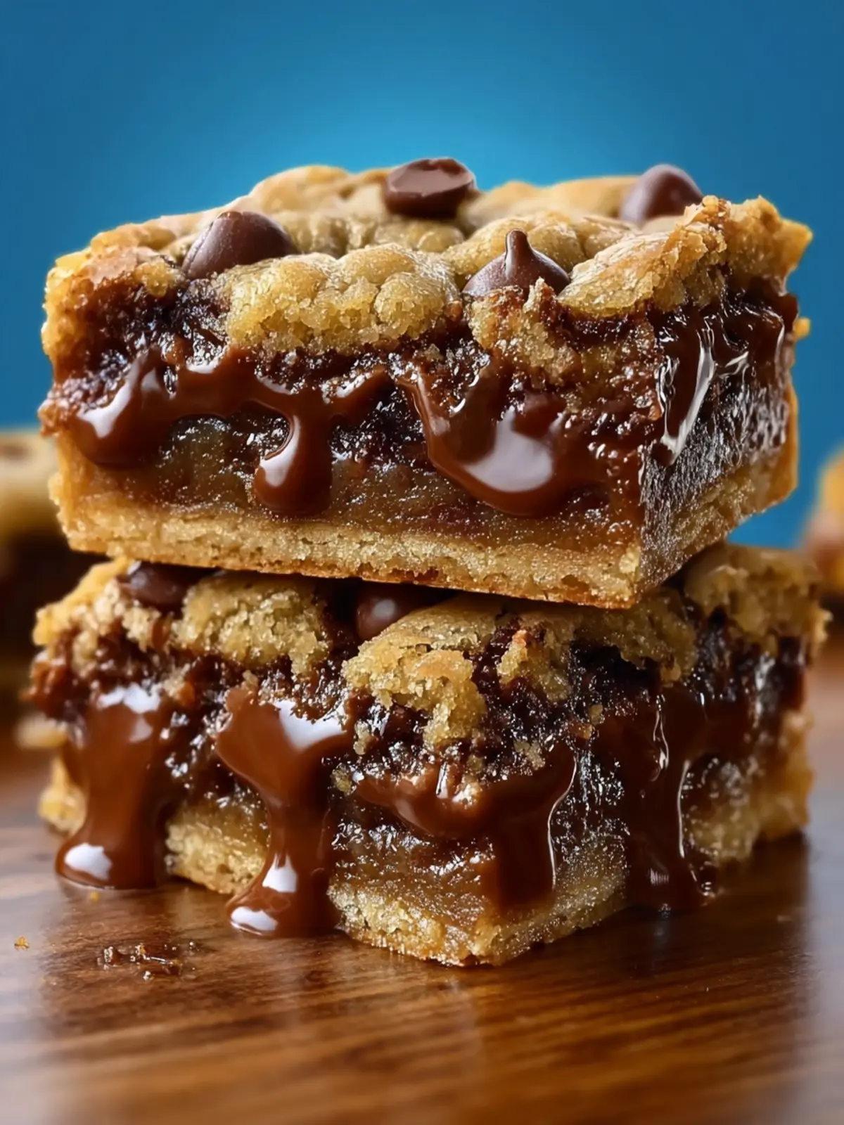 Gooey Chocolate Chip Cookie Bars First Image