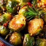 Sweet Chili Roasted Brussels Sprouts First Image