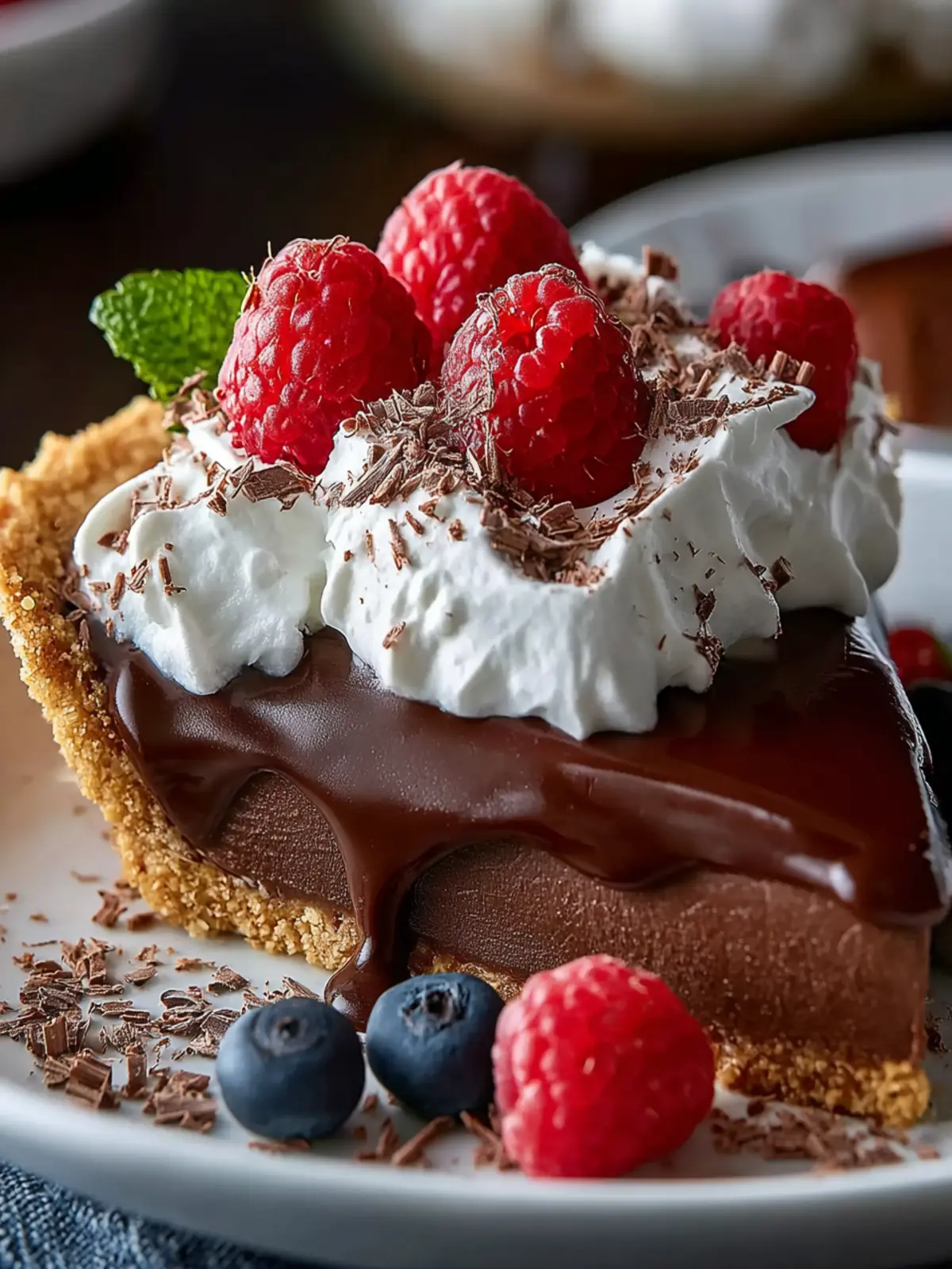 Chocolate Pudding Pie First Image