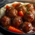 Easy Pot Roast Made With Frozen Meatballs First Image