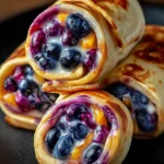 Blueberries Veggie Quesadilla Rolls First Image