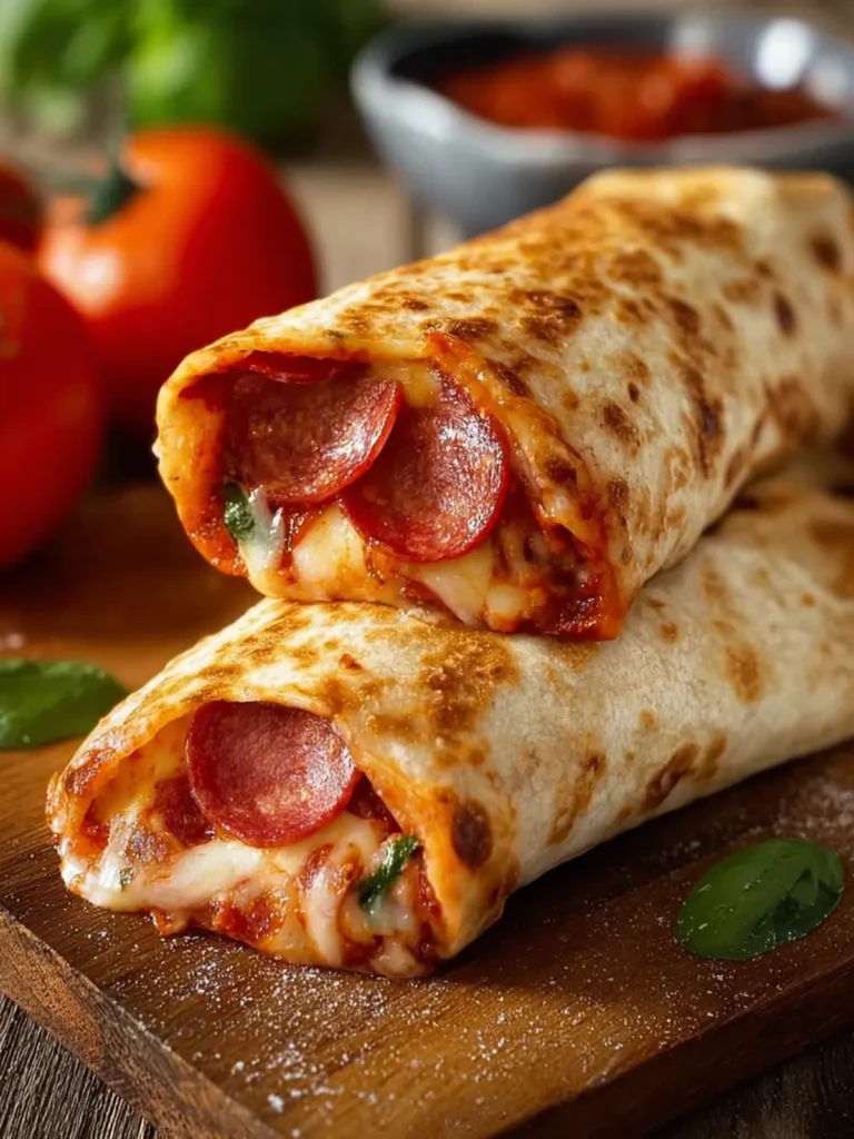 Pizza Burritos (Oven Baked or Air Fried) First Image
