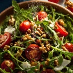Tomato Arugula Salad with Walnuts First Image